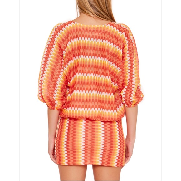 Trina Turk Resort Coverup mini dress - Picture 3 of 6